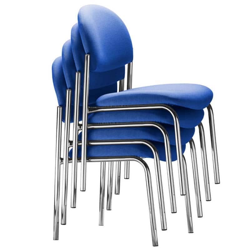 image of surface four leg chair stacked