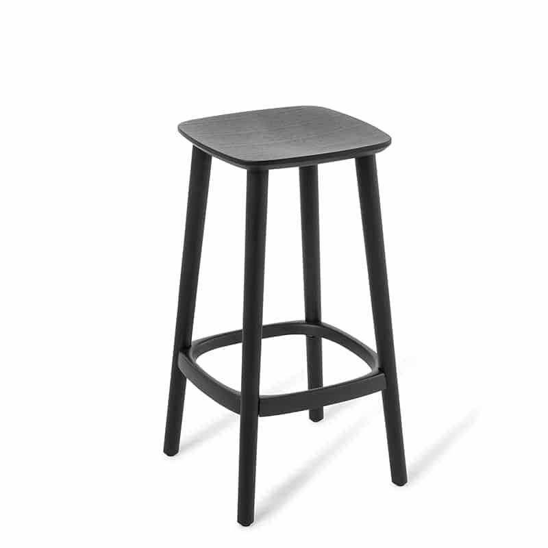 image of black babila stool for offices