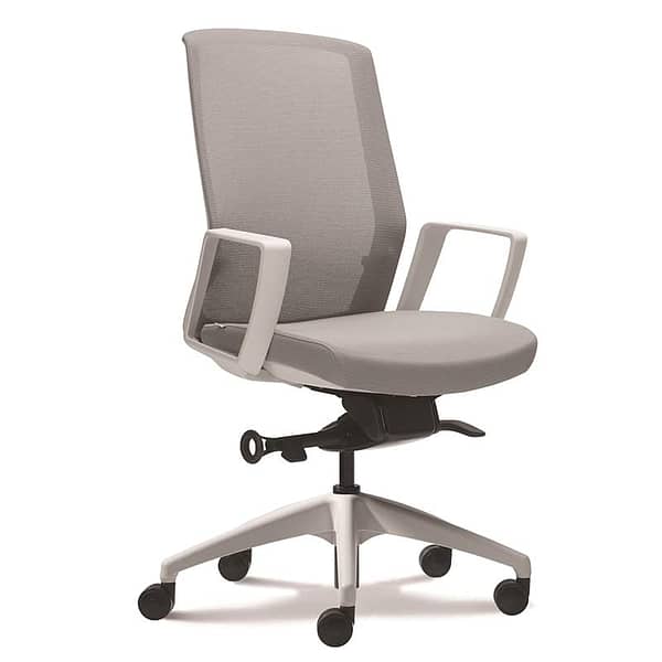 image of grey aventra chair for offices