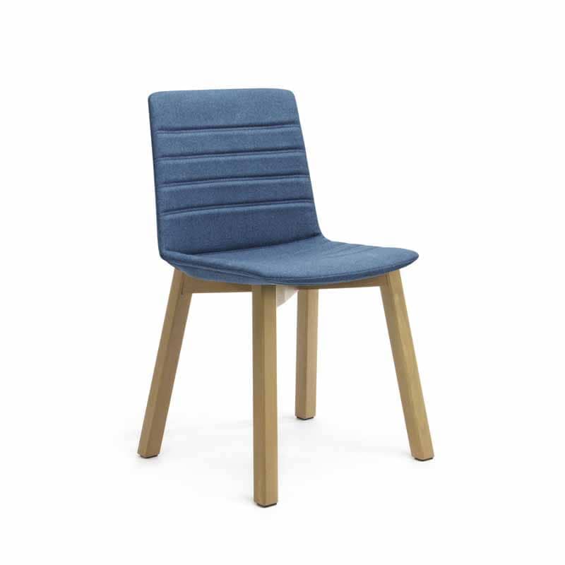image of timber four leg jump chair