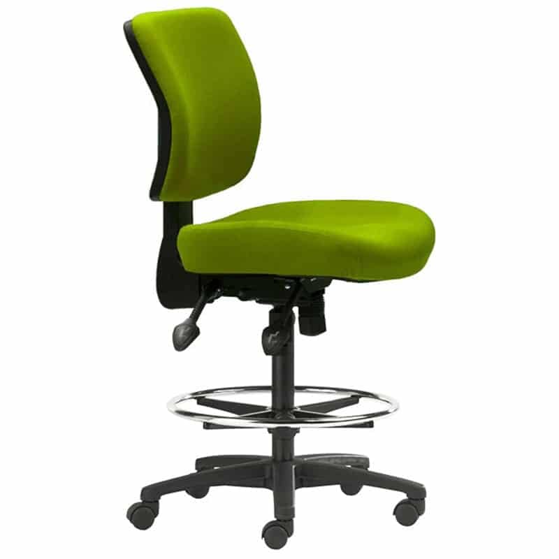 image of green career draft chair for offices