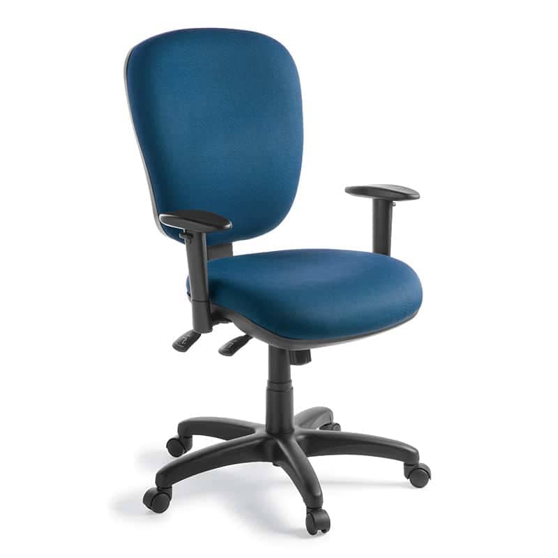 image of dark blue arian chair for offices