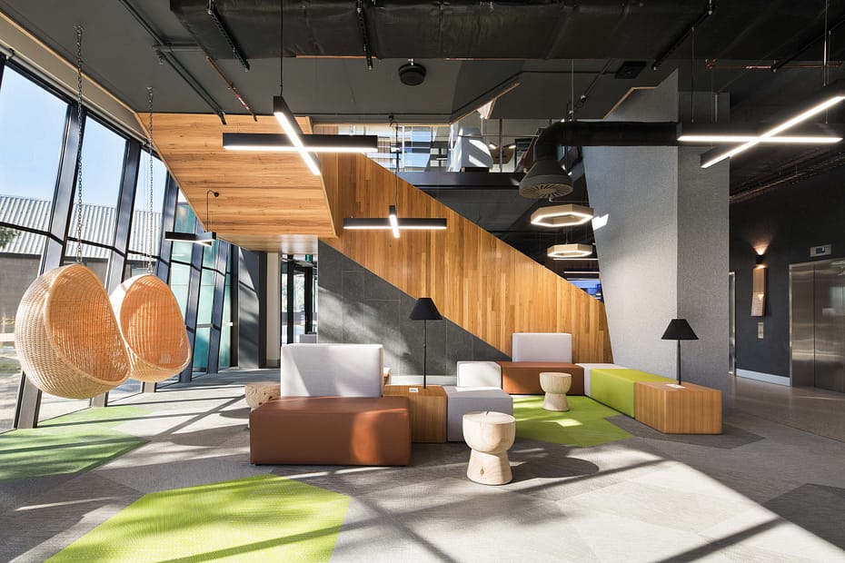 image of breakout space at university of melbourne werribee