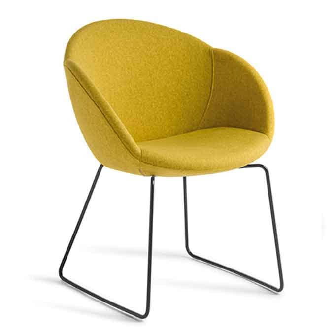 image of amara sled chair for offices