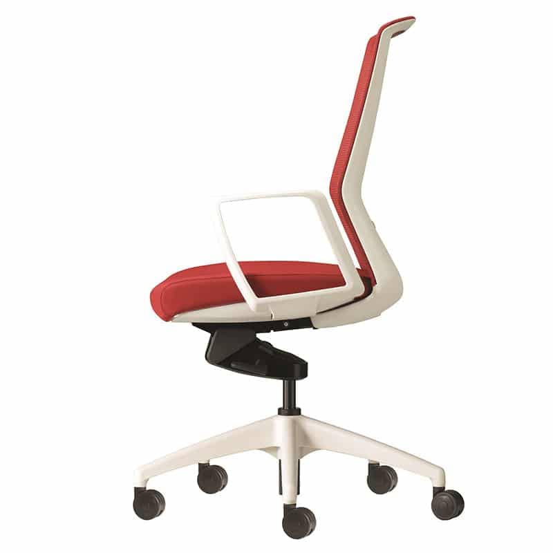 image of red aventra chair for offices