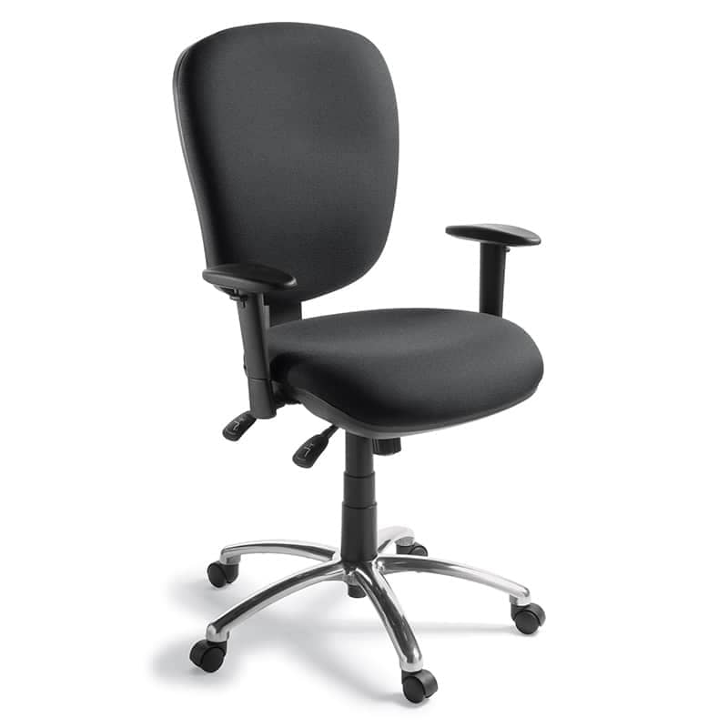 image of black arian chair for offices