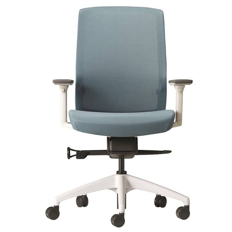 image of blue aventra chair for offices