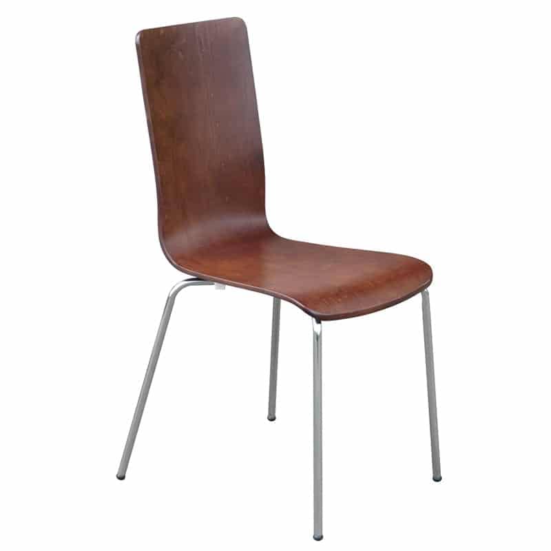 image of walnut avora chair for offices