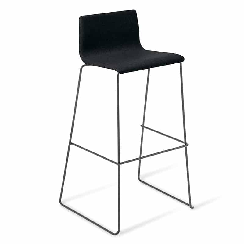 image of sled callum stool black