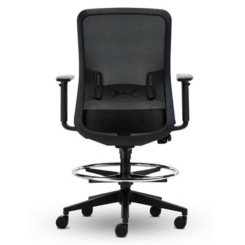 image of black graph draft chair for offices