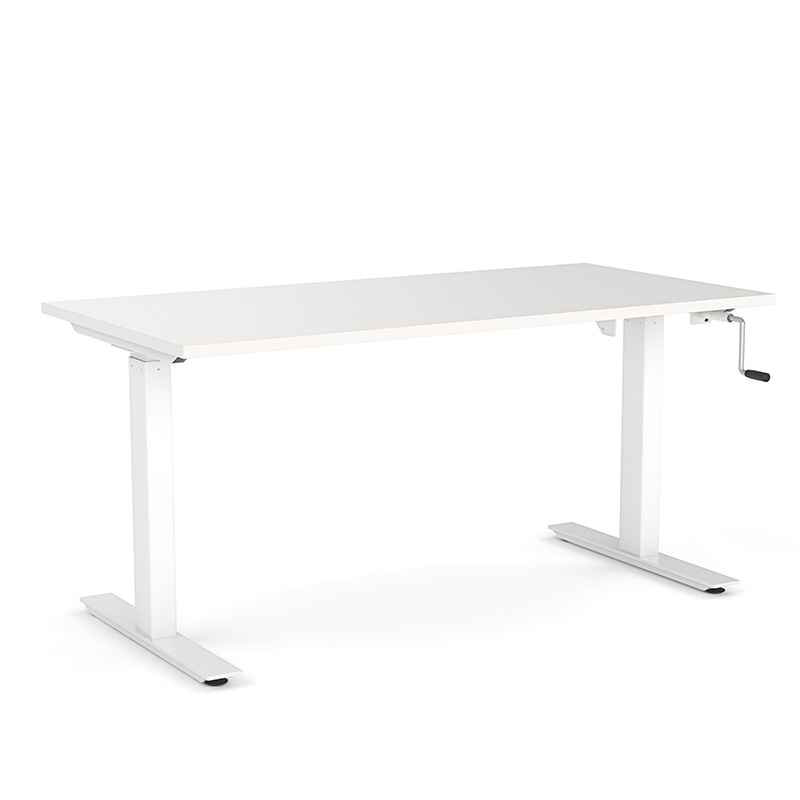 image of white active winder desk