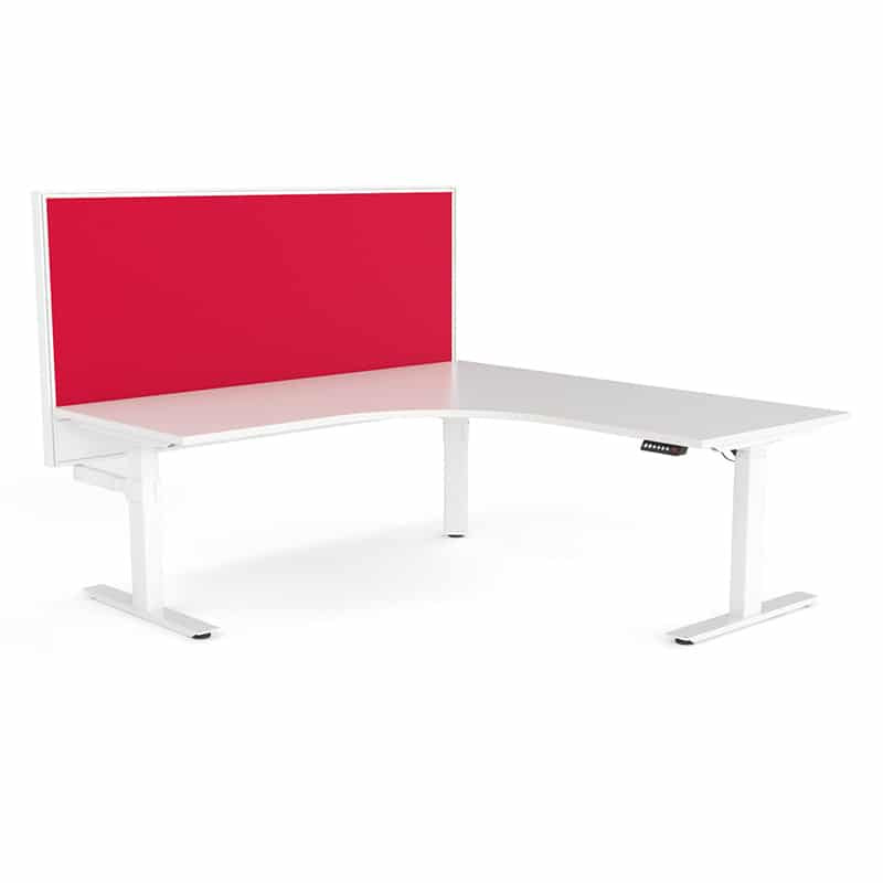 image of active electric 90 degree workstation with red screen
