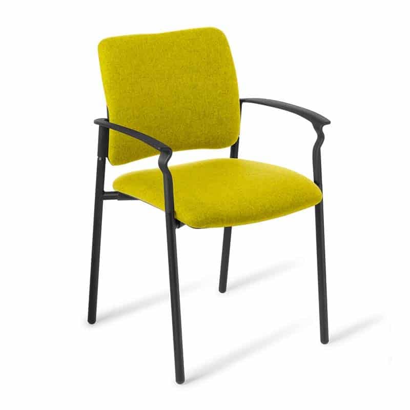 image of yellow pixie chair with arms