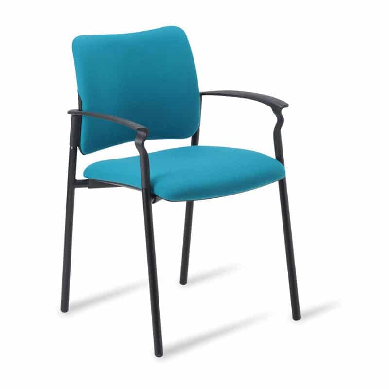 image of blue pixie chair with arms