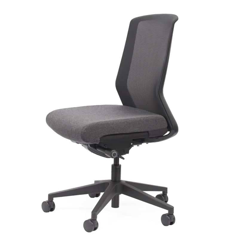 image of grey sync chair no arms