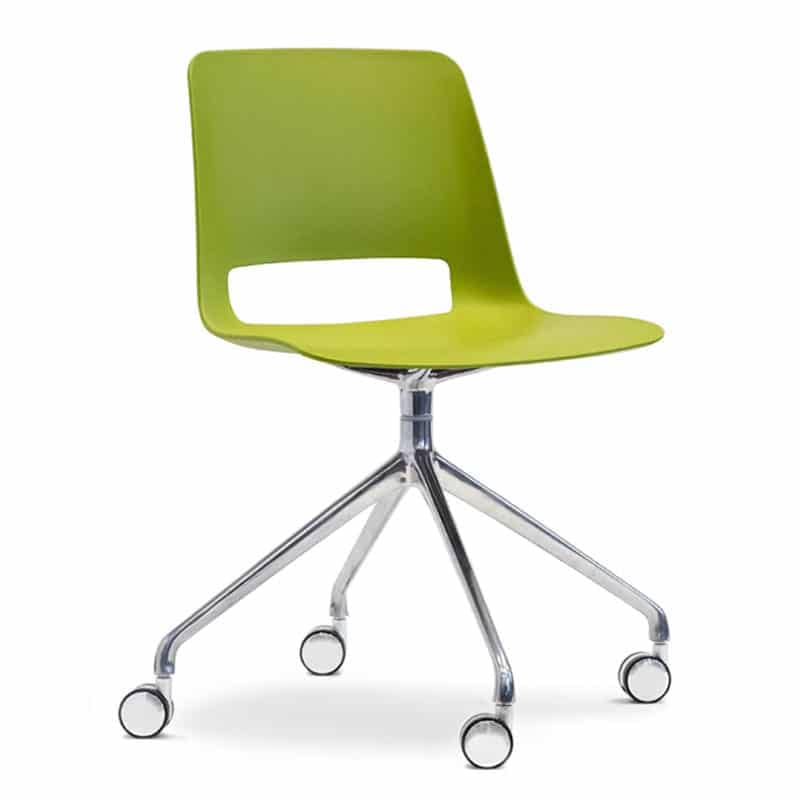 image of green unicore swivel chair
